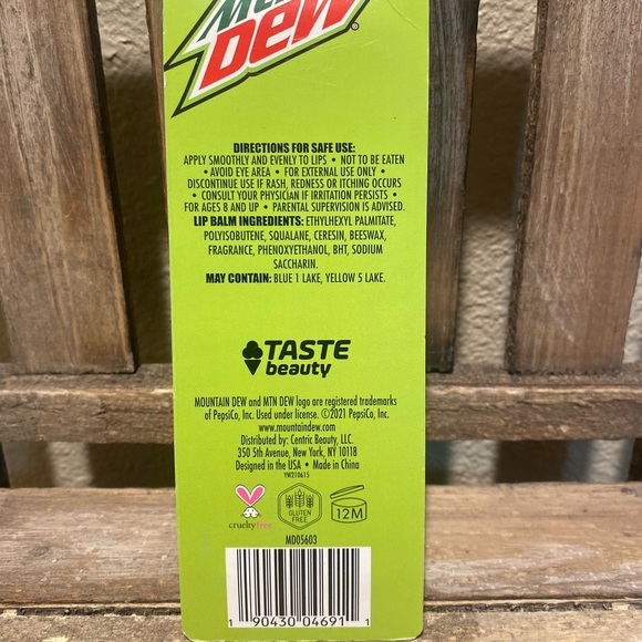 Mountain Dew Lip Balm Set of 4, 1 Humongous, 2 Regular 1 Mini Sized Lip Balm Set - Picture 4 of 16